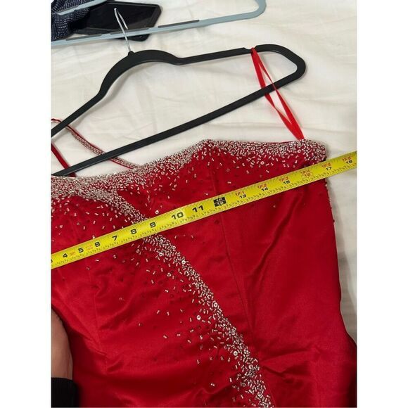 NWT Precious Formals Beaded Sequined Evening Prom Gown Dress Ball Gown Sz 10 - Picture 10 of 14